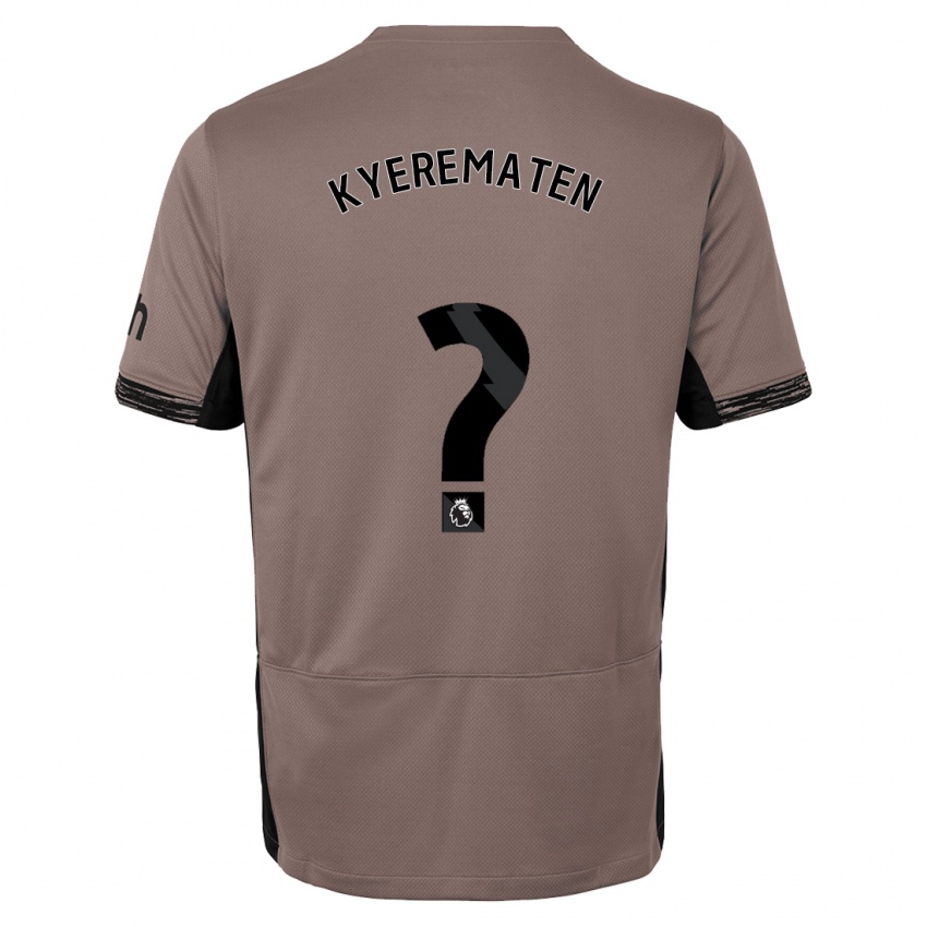 Niño Camiseta Rio Kyerematen #0 Beige Obscuro Equipación Tercera 2023/24 La Camisa México