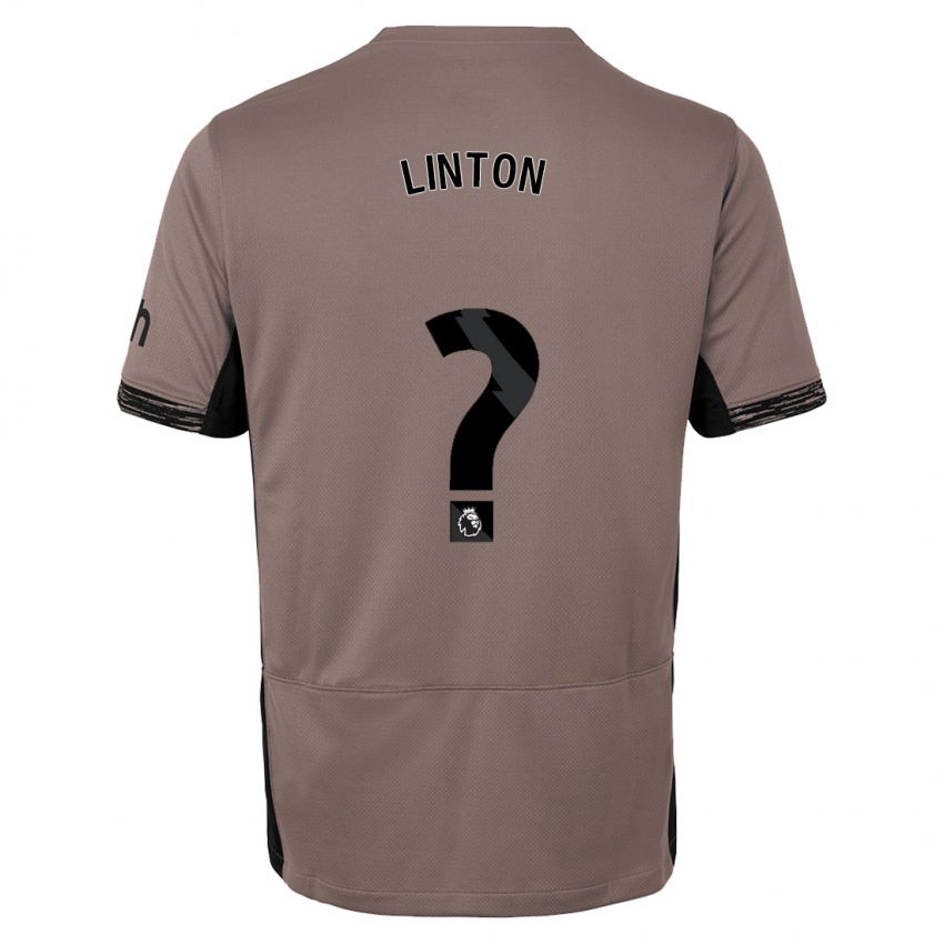 Niño Camiseta Jahziah Linton #0 Beige Obscuro Equipación Tercera 2023/24 La Camisa México