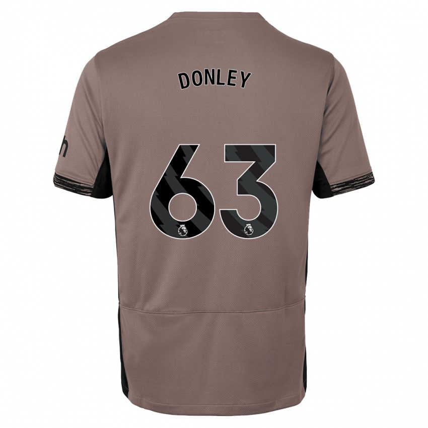 Niño Camiseta Jamie Donley #63 Beige Obscuro Equipación Tercera 2023/24 La Camisa México