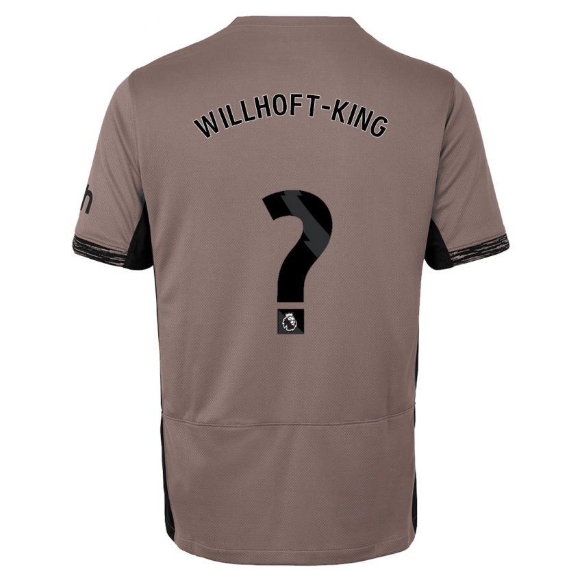 Niño Camiseta Han Willhoft-King #0 Beige Obscuro Equipación Tercera 2023/24 La Camisa México