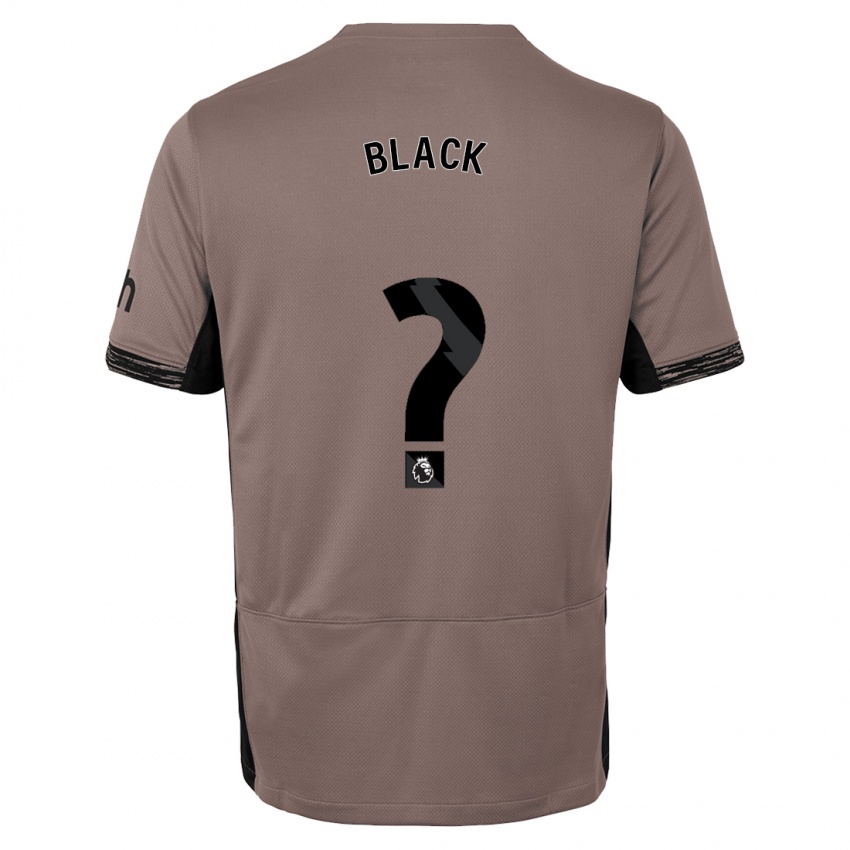 Niño Camiseta Leo Black #0 Beige Obscuro Equipación Tercera 2023/24 La Camisa México