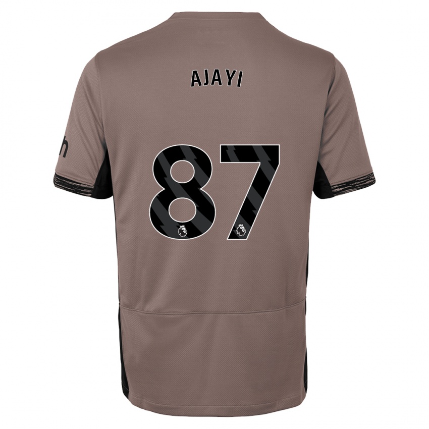 Niño Camiseta Damola Ajayi #87 Beige Obscuro Equipación Tercera 2023/24 La Camisa México
