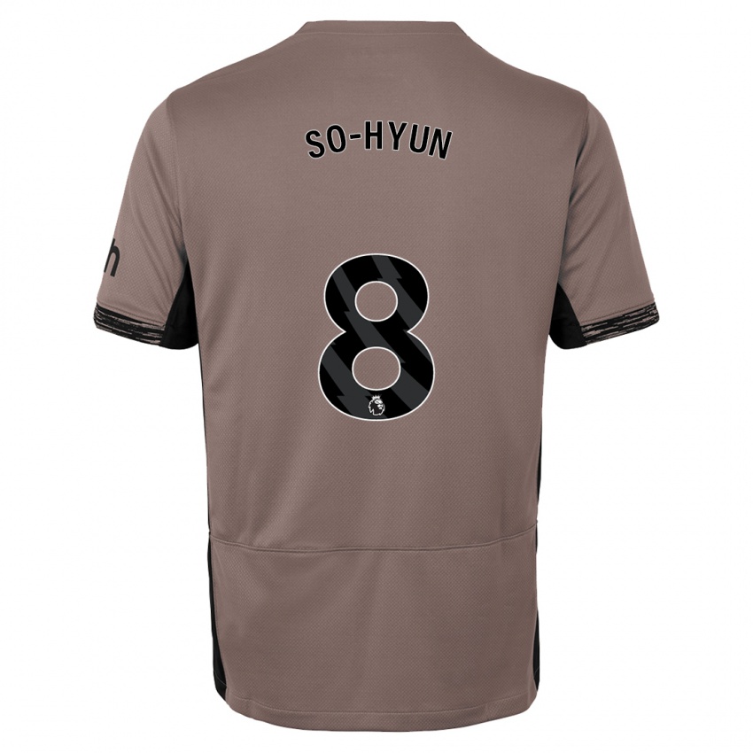 Niño Camiseta Cho So-Hyun #8 Beige Obscuro Equipación Tercera 2023/24 La Camisa México