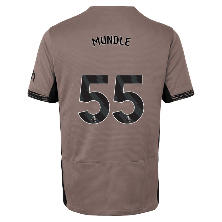 Niño Camiseta Romaine Mundle #55 Beige Obscuro Equipación Tercera 2023/24 La Camisa México