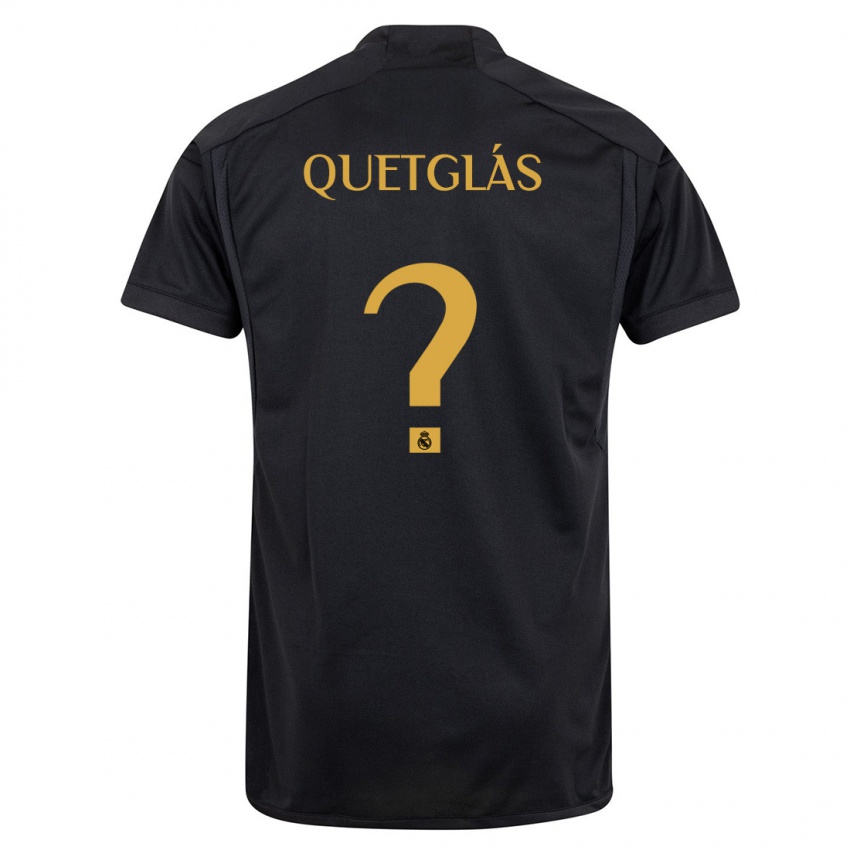 Niño Camiseta Ferran Quetglás #0 Negro Equipación Tercera 2023/24 La Camisa México