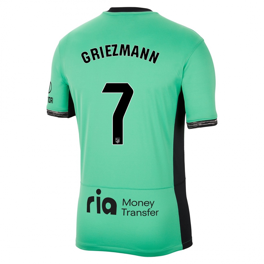 Niño Camiseta Antoine Griezmann #7 Primavera Verde Equipación Tercera 2023/24 La Camisa México