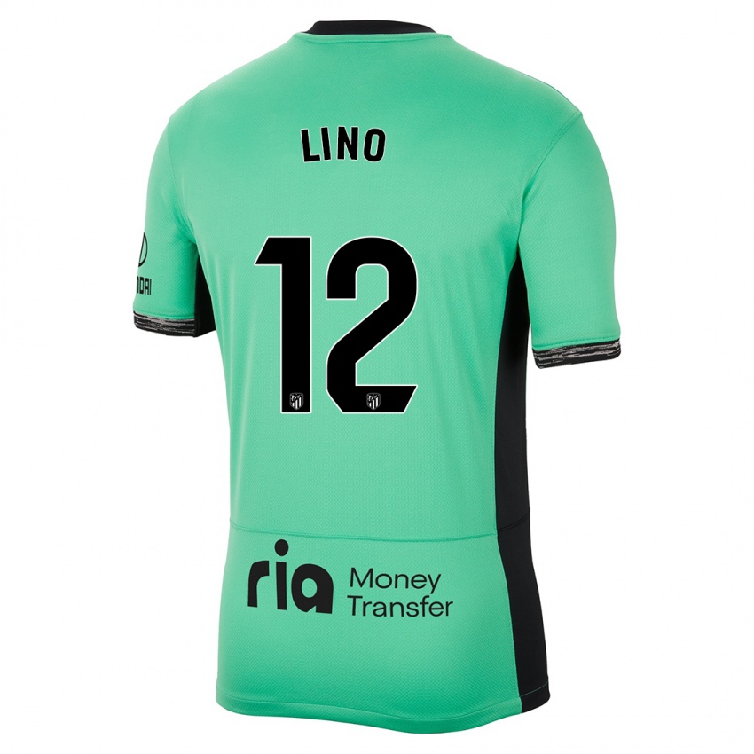 Niño Camiseta Samuel Lino #12 Primavera Verde Equipación Tercera 2023/24 La Camisa México