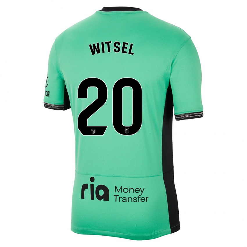 Niño Camiseta Axel Witsel #20 Primavera Verde Equipación Tercera 2023/24 La Camisa México