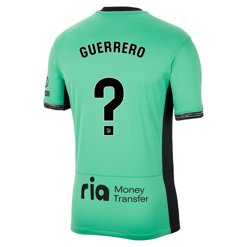 Niño Camiseta Sergio Guerrero #0 Primavera Verde Equipación Tercera 2023/24 La Camisa México