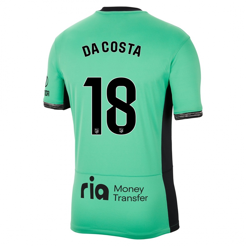 Niño Camiseta Mario Da Costa #18 Primavera Verde Equipación Tercera 2023/24 La Camisa México