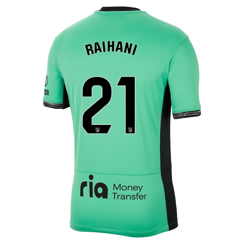 Niño Camiseta Abde Raihani #21 Primavera Verde Equipación Tercera 2023/24 La Camisa México