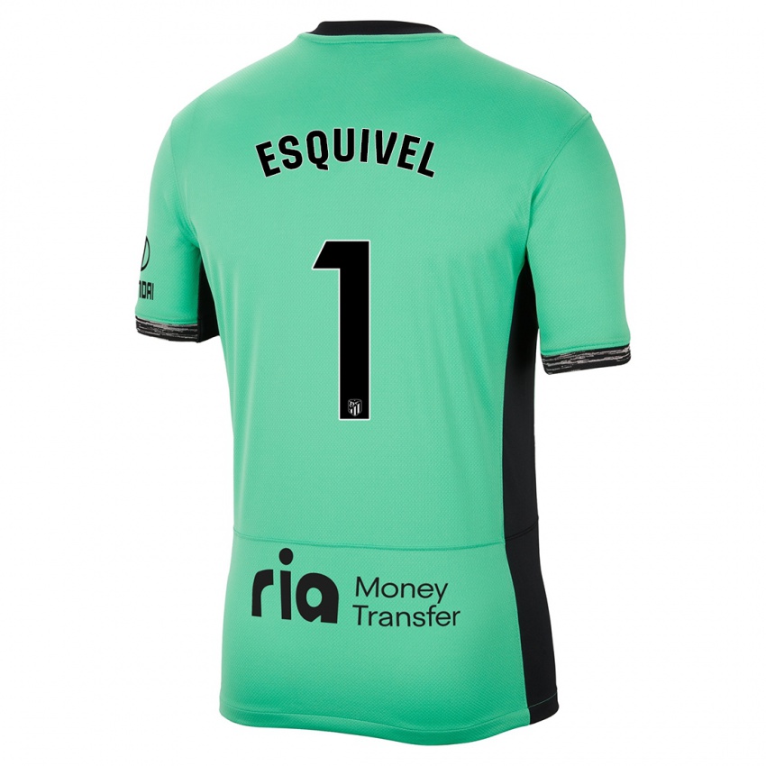 Niño Camiseta Salvi Esquivel #1 Primavera Verde Equipación Tercera 2023/24 La Camisa México