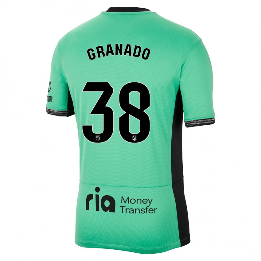 Niño Camiseta Adrian Granado #38 Primavera Verde Equipación Tercera 2023/24 La Camisa México