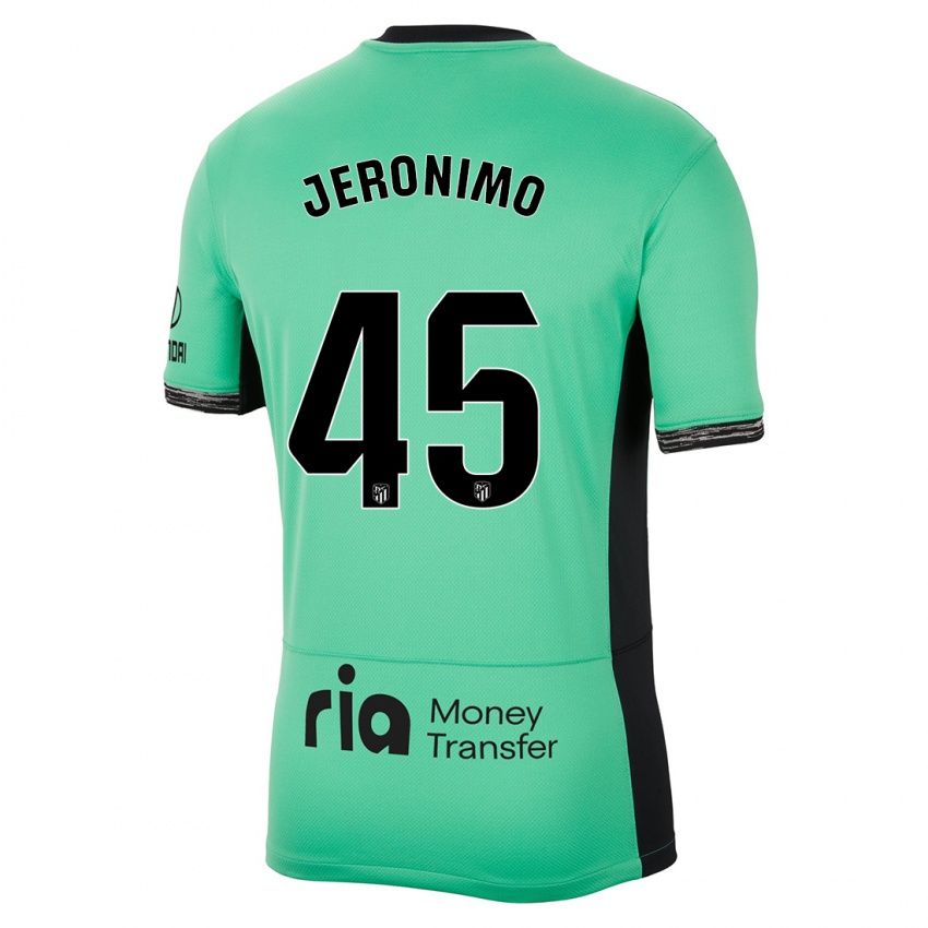 Niño Camiseta Isaiah Jeronimo #45 Primavera Verde Equipación Tercera 2023/24 La Camisa México