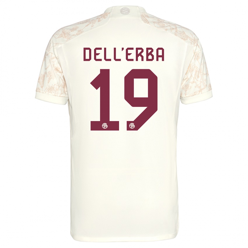 Niño Camiseta Davide Dell'erba #19 Blanquecino Equipación Tercera 2023/24 La Camisa México