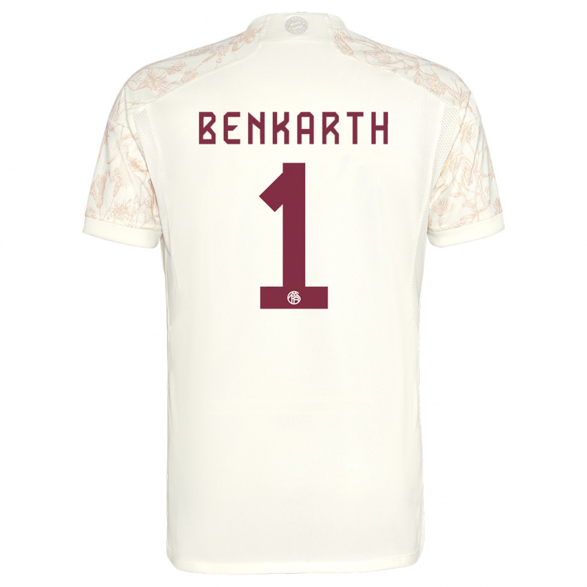 Niño Camiseta Laura Benkarth #1 Blanquecino Equipación Tercera 2023/24 La Camisa México