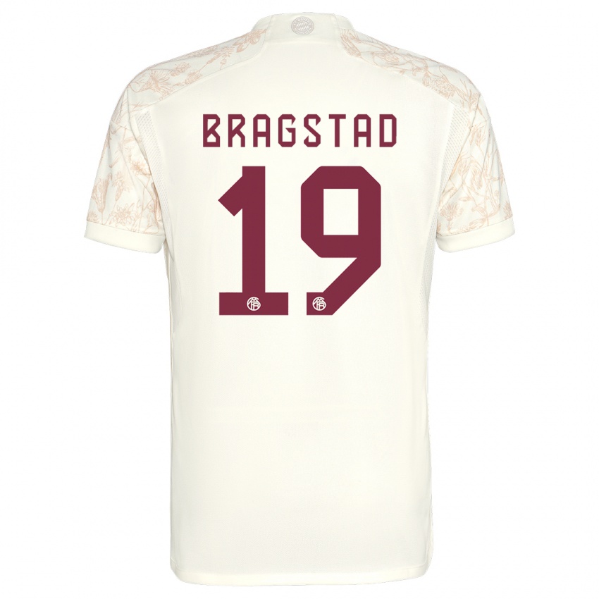 Niño Camiseta Emilie Bragstad #19 Blanquecino Equipación Tercera 2023/24 La Camisa México