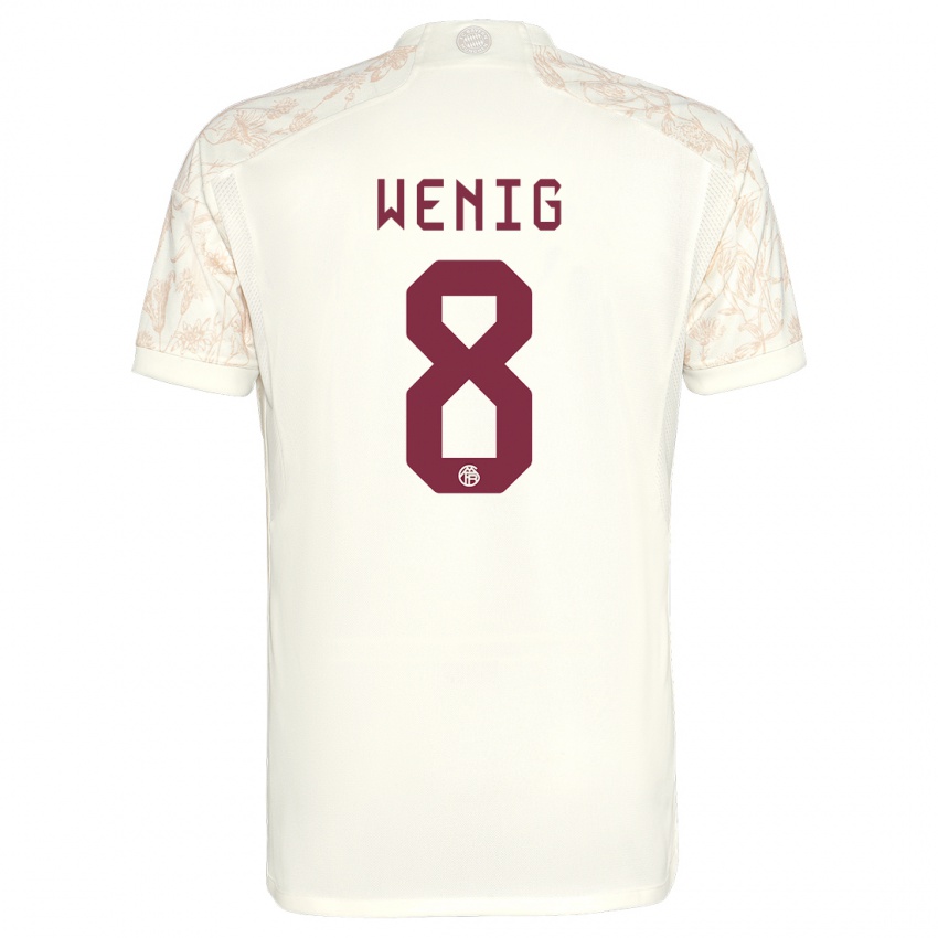 Niño Camiseta Marcel Wenig #8 Blanquecino Equipación Tercera 2023/24 La Camisa México