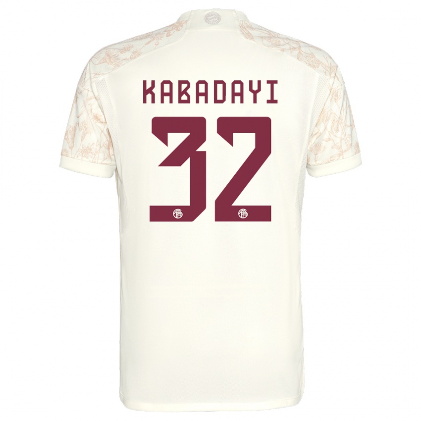 Niño Camiseta Yusuf Kabadayi #32 Blanquecino Equipación Tercera 2023/24 La Camisa México