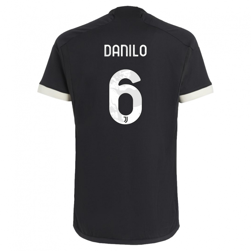 Niño Camiseta Danilo #6 Negro Equipación Tercera 2023/24 La Camisa México