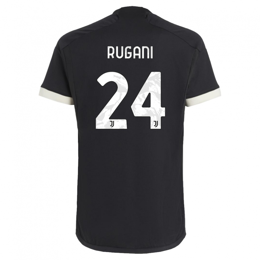 Niño Camiseta Daniele Rugani #24 Negro Equipación Tercera 2023/24 La Camisa México