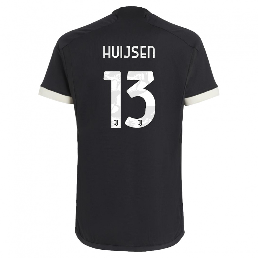 Niño Camiseta Dean Huijsen #13 Negro Equipación Tercera 2023/24 La Camisa México