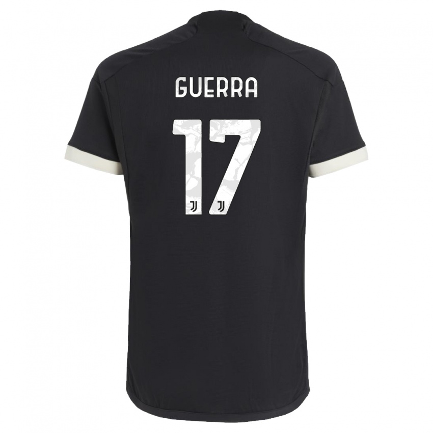 Niño Camiseta Simone Guerra #17 Negro Equipación Tercera 2023/24 La Camisa México