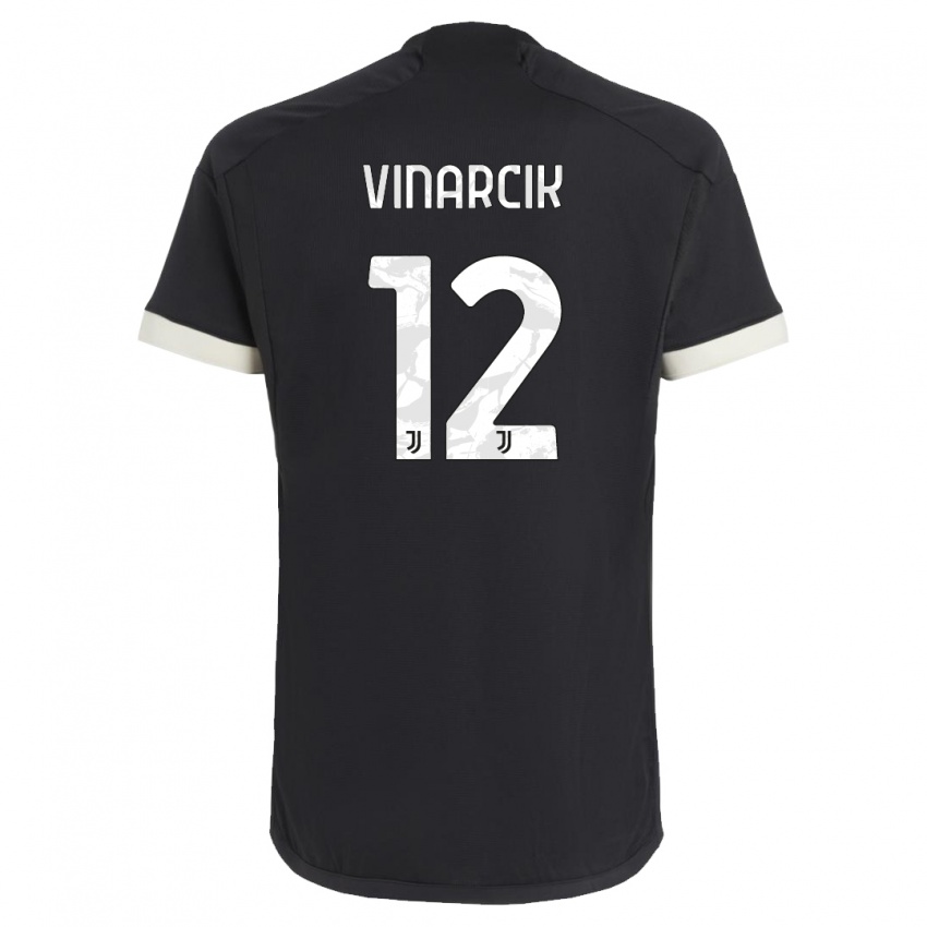 Niño Camiseta Jakub Vinarcik #12 Negro Equipación Tercera 2023/24 La Camisa México