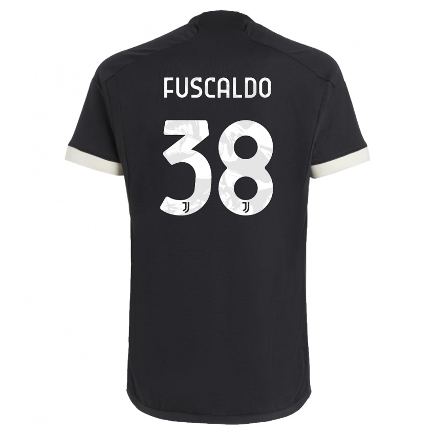 Niño Camiseta Matteo Fuscaldo #38 Negro Equipación Tercera 2023/24 La Camisa México