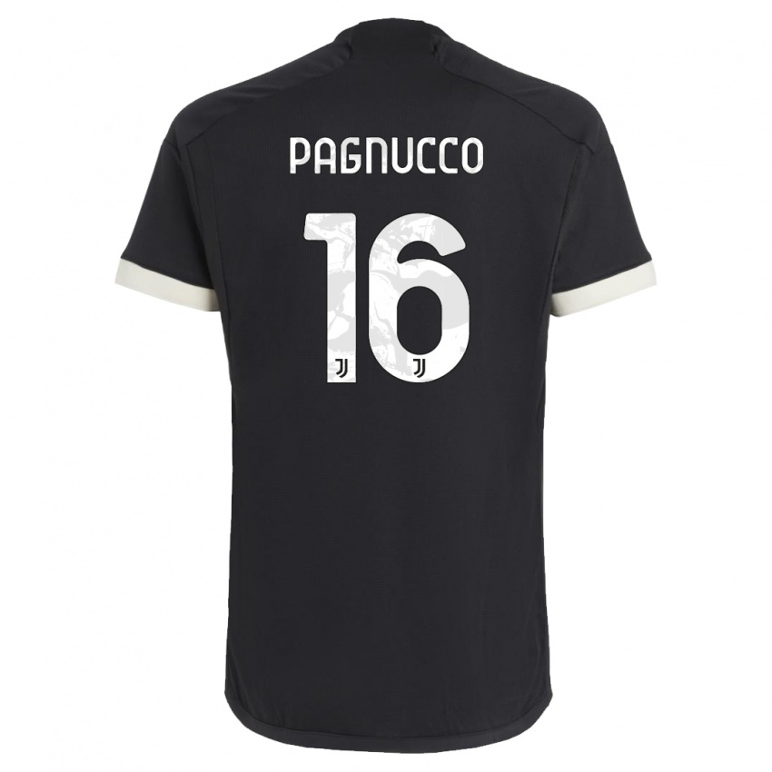 Niño Camiseta Filippo Pagnucco #16 Negro Equipación Tercera 2023/24 La Camisa México