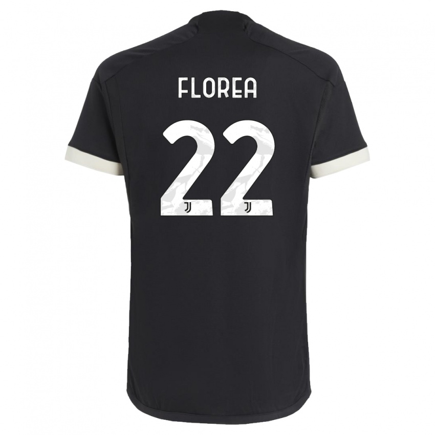 Niño Camiseta Andrei Florea #22 Negro Equipación Tercera 2023/24 La Camisa México