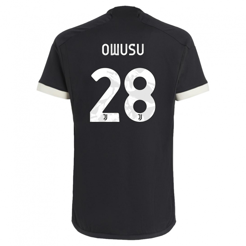 Niño Camiseta Augusto Owusu #28 Negro Equipación Tercera 2023/24 La Camisa México