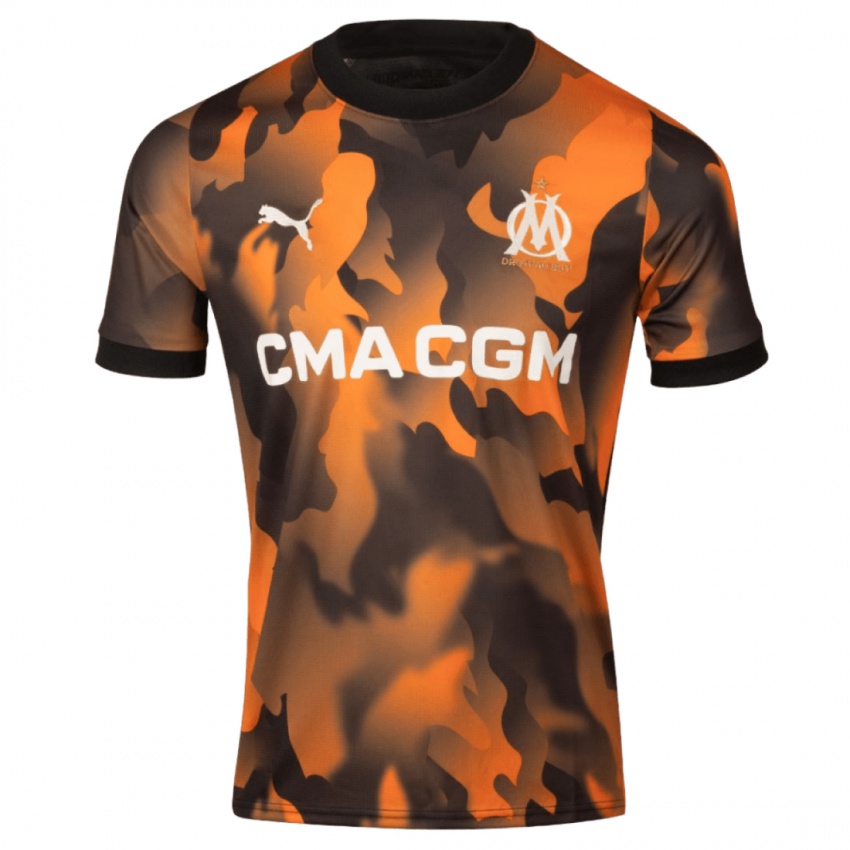 Niño Camiseta Amine Harit #11 Negro Naranja Equipación Tercera 2023/24 La Camisa México