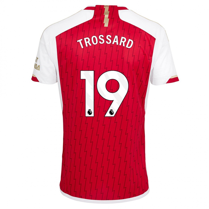 Hombre Camiseta Leandro Trossard #19 Rojo 1ª Equipación 2023/24 La Camisa México