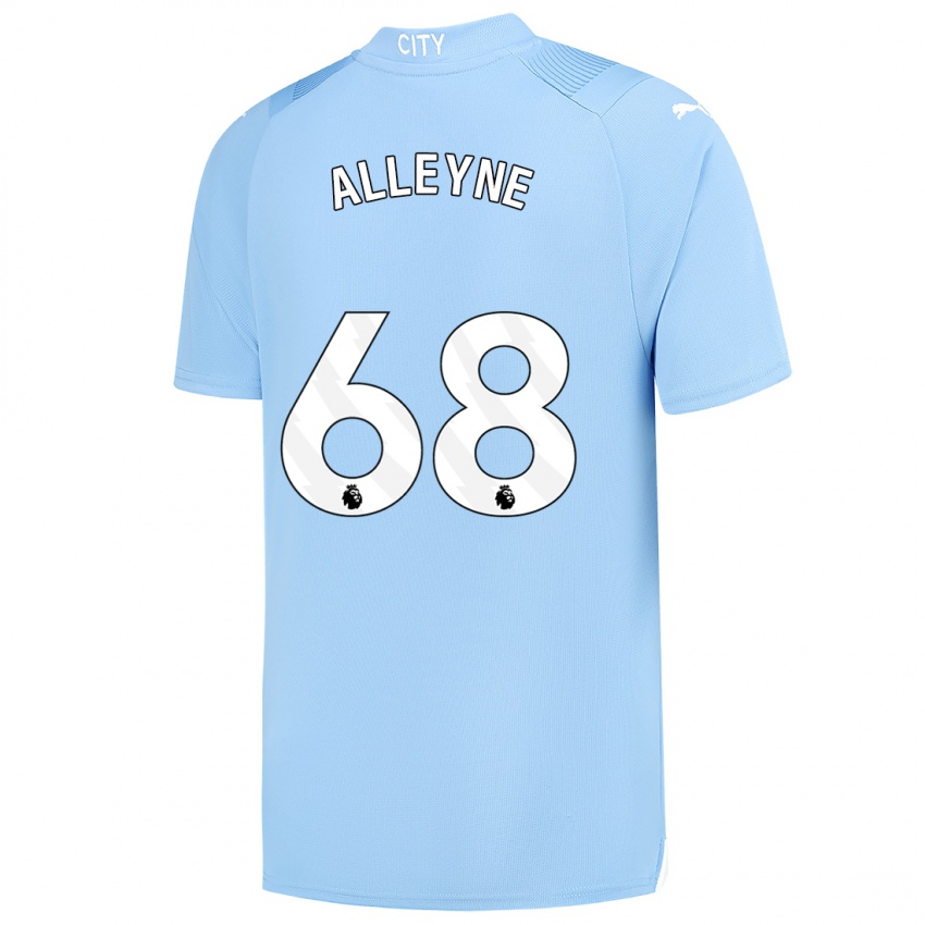 Hombre Camiseta Max Alleyne #68 Azul Claro 1ª Equipación 2023/24 La Camisa México