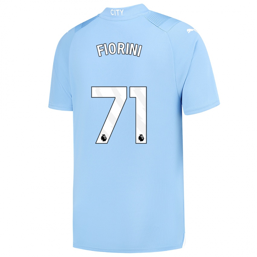 Hombre Camiseta Lewis Fiorini #71 Azul Claro 1ª Equipación 2023/24 La Camisa México