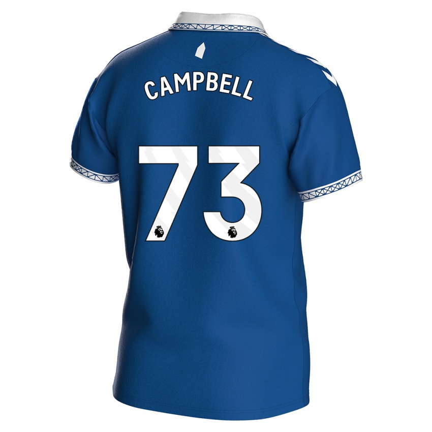 Hombre Camiseta Elijah Campbell #73 Azul Real 1ª Equipación 2023/24 La Camisa México