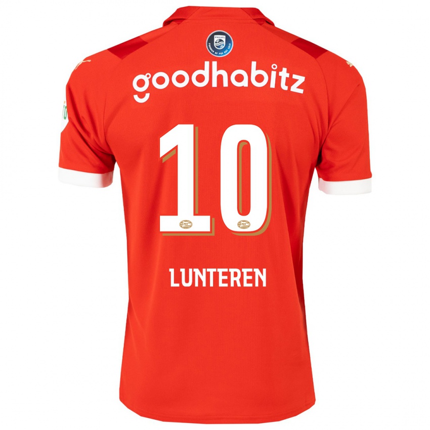 Hombre Camiseta Desiree Van Lunteren #10 Rojo 1ª Equipación 2023/24 La Camisa México