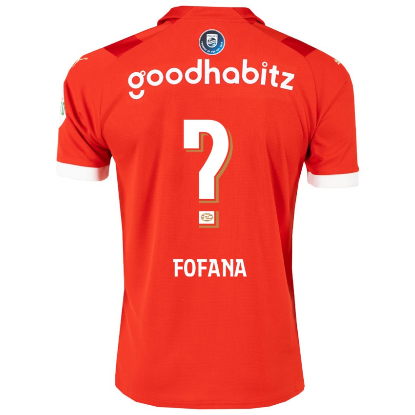 Hombre Camiseta Fode Fofana #0 Rojo 1ª Equipación 2023/24 La Camisa México