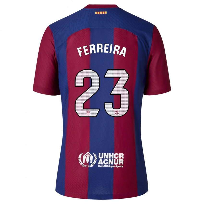 Hombre Camiseta Geyse Ferreira #23 Rojo Azul 1ª Equipación 2023/24 La Camisa México