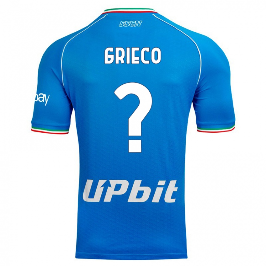 Hombre Camiseta Alessandro Grieco #0 Cielo Azul 1ª Equipación 2023/24 La Camisa México