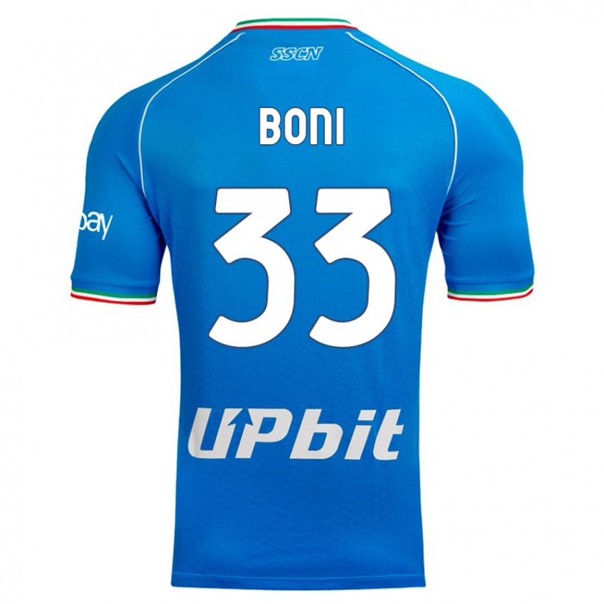 Hombre Camiseta Landry Boni #33 Cielo Azul 1ª Equipación 2023/24 La Camisa México