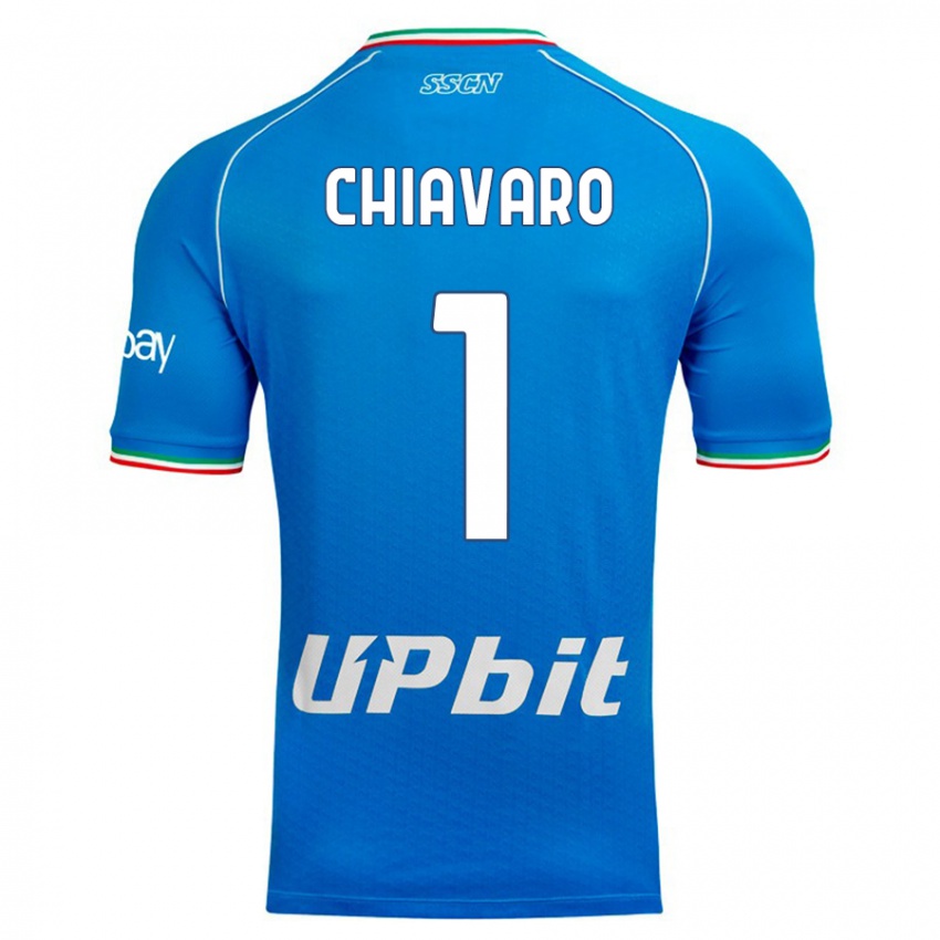 Hombre Camiseta Kelly Chiavaro #1 Cielo Azul 1ª Equipación 2023/24 La Camisa México