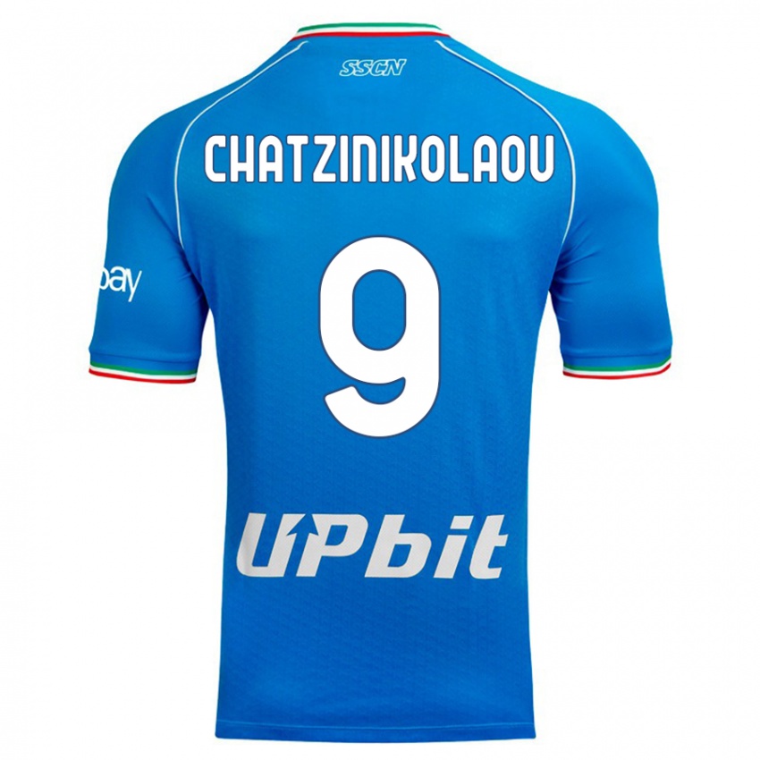 Hombre Camiseta Despoina Chatzinikolaou #9 Cielo Azul 1ª Equipación 2023/24 La Camisa México