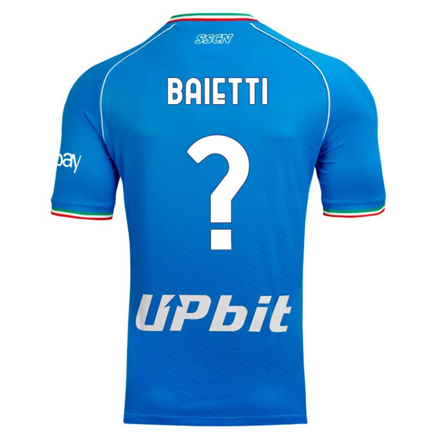 Hombre Camiseta Francesco Baietti #0 Cielo Azul 1ª Equipación 2023/24 La Camisa México