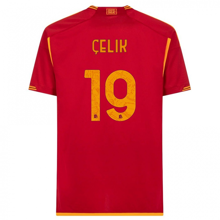 Hombre Camiseta Zeki Celik #19 Rojo 1ª Equipación 2023/24 La Camisa México