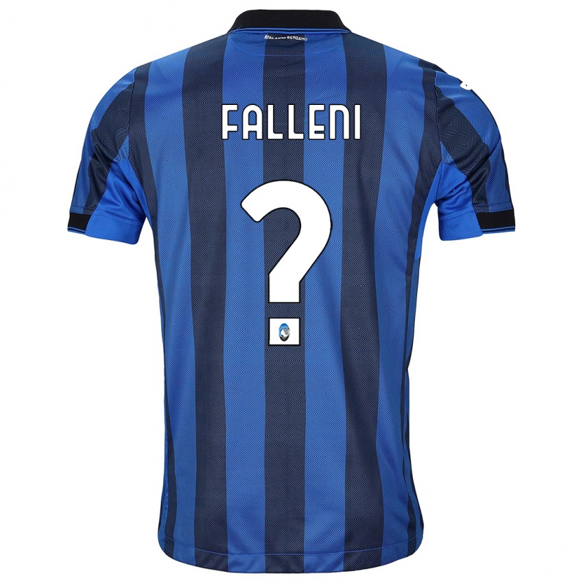 Hombre Camiseta Alessandro Falleni #0 Azul Negro 1ª Equipación 2023/24 La Camisa México