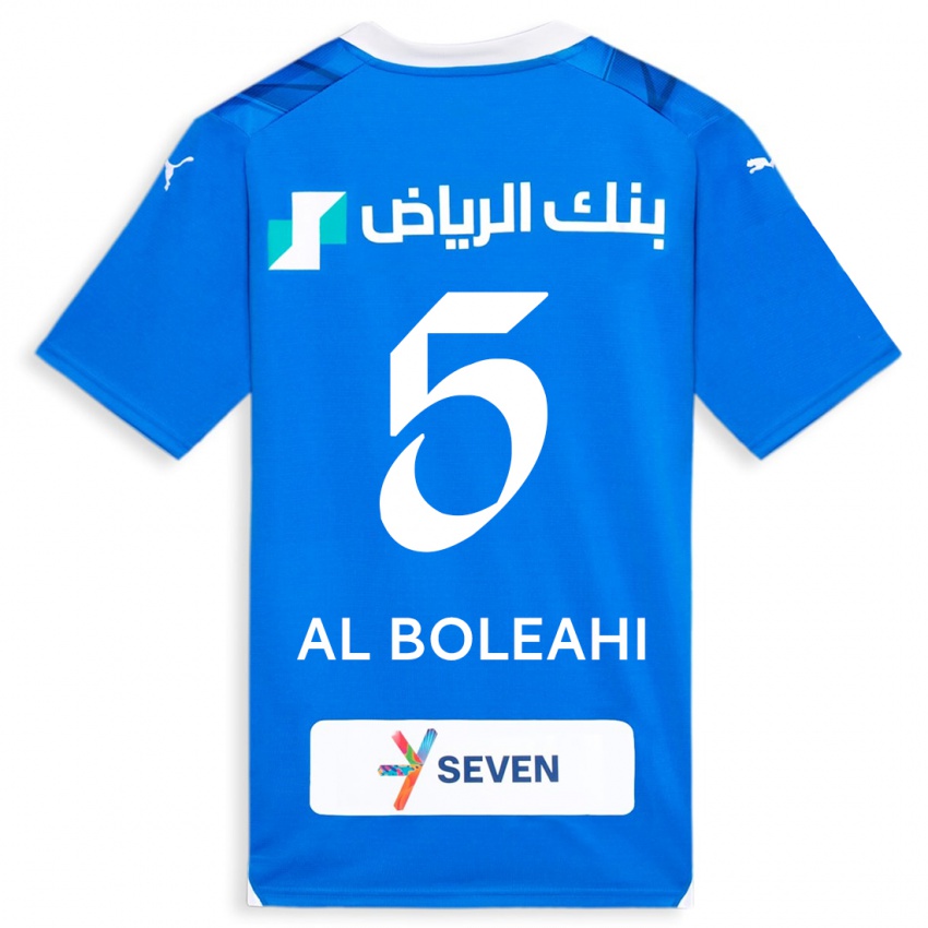 Hombre Camiseta Ali Al-Boleahi #5 Azul 1ª Equipación 2023/24 La Camisa México