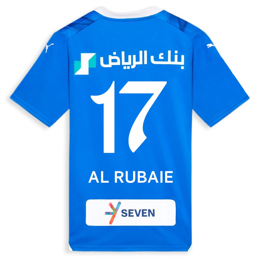 Hombre Camiseta Mohammed Al-Rubaie #17 Azul 1ª Equipación 2023/24 La Camisa México