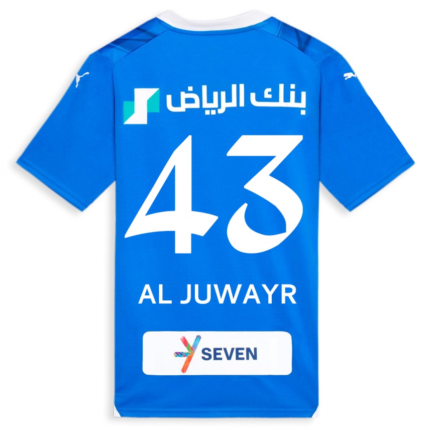 Hombre Camiseta Musab Al-Juwayr #43 Azul 1ª Equipación 2023/24 La Camisa México